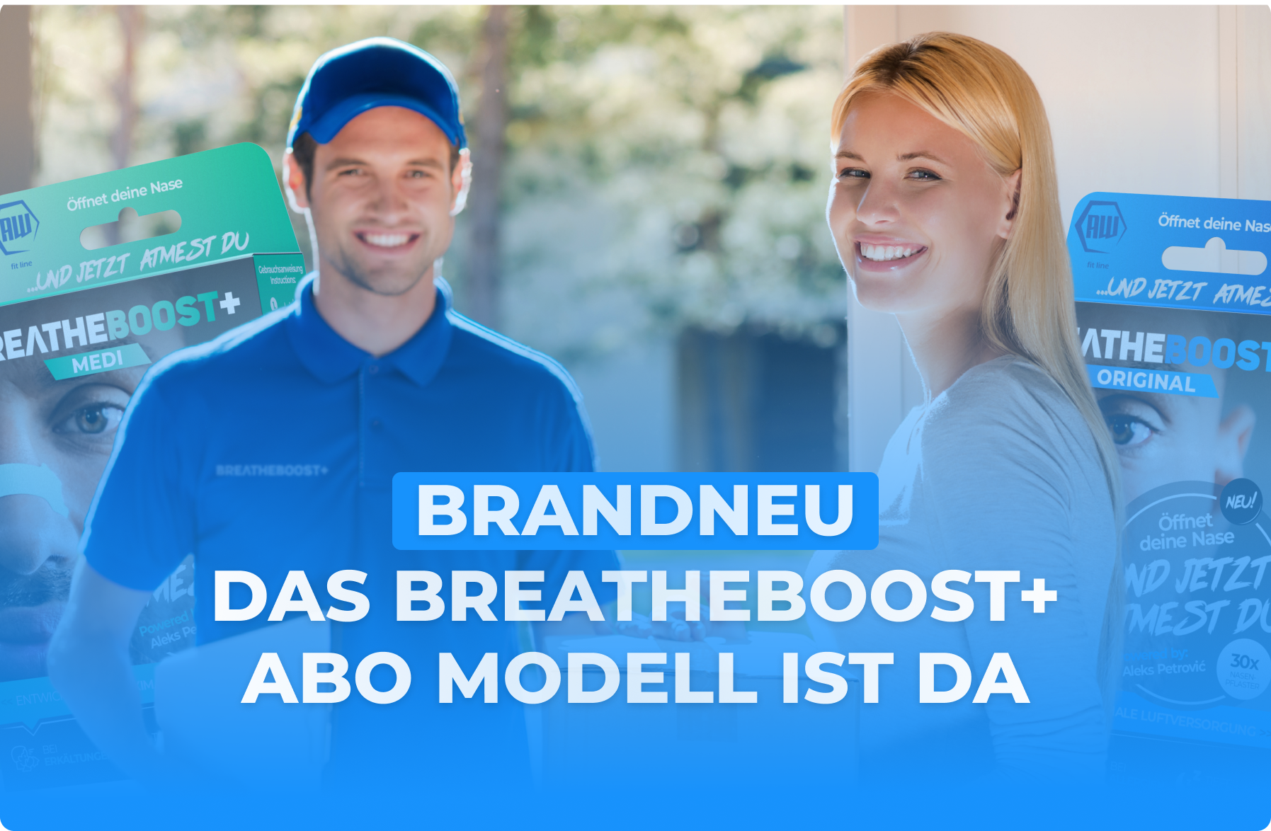 Nie wieder ohne - das neue BREATHEBOOST+ Abo-Modell ist da!