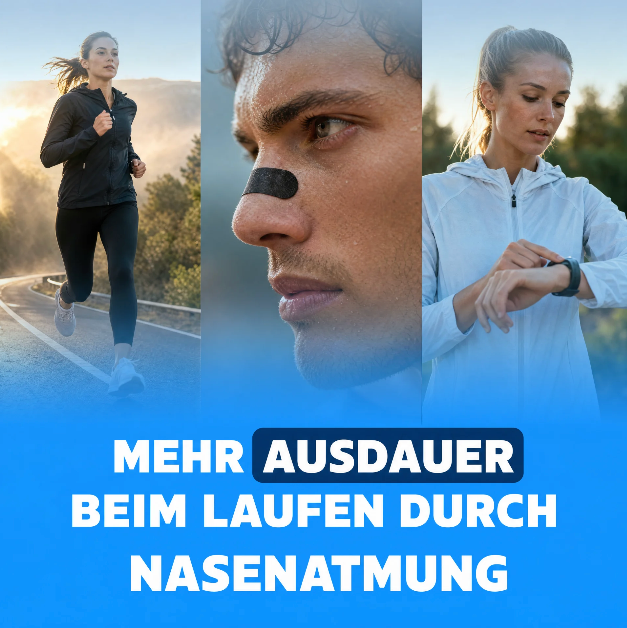 Nasenpflaster beim Laufen: Nasenatmung, Zone 2 & mehr Ausdauer