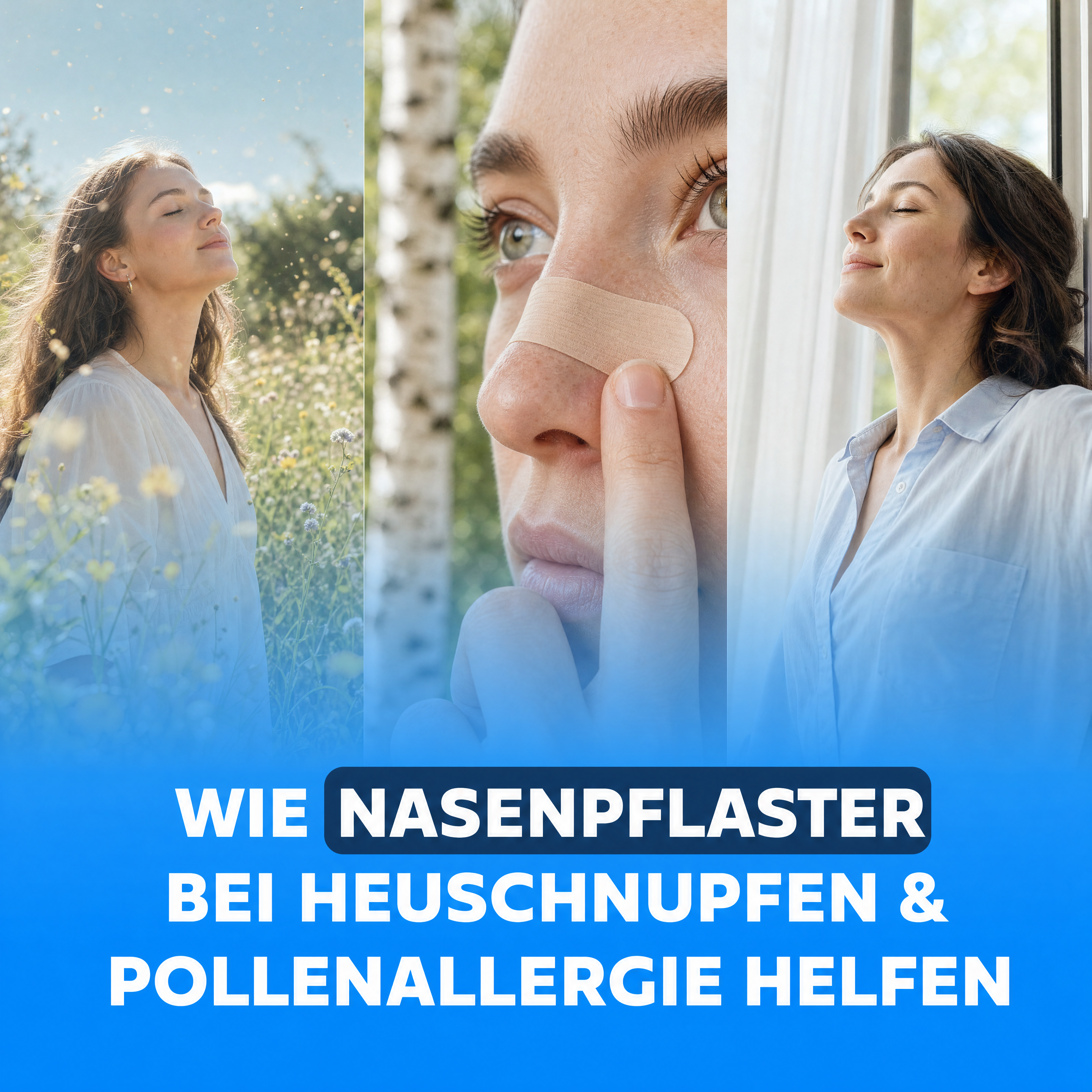 Nasenpflaster bei Heuschnupfen: Freie Nase trotz Pollen