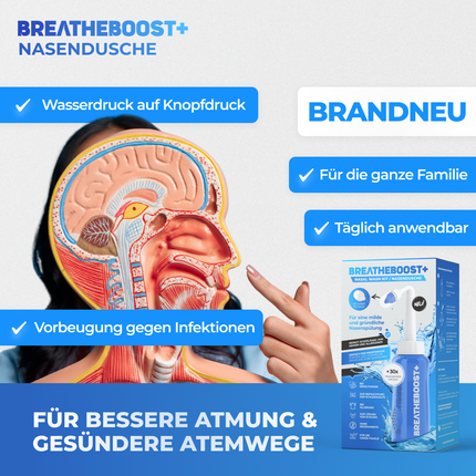 BREATHEBOOST+ Nasendusche