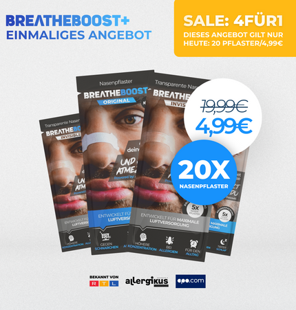 BREATHEBOOST+ 4in1 Set (20Stk.)