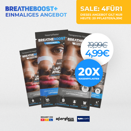 BREATHEBOOST+ 4in1 Set (20Stk.)