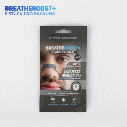 BREATHEBOOST+ BLACK ORIGINAL PROBESTREIFEN