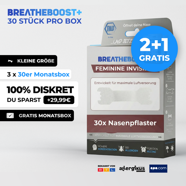 BREATHEBOOST+ INVISIBLE
