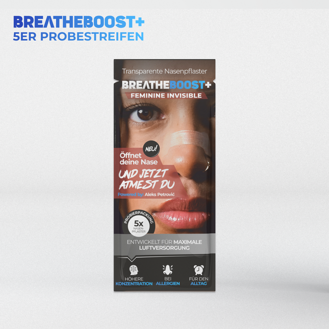 BREATHEBOOST+ FEMININE INVISIBLE PROBESTREIFEN