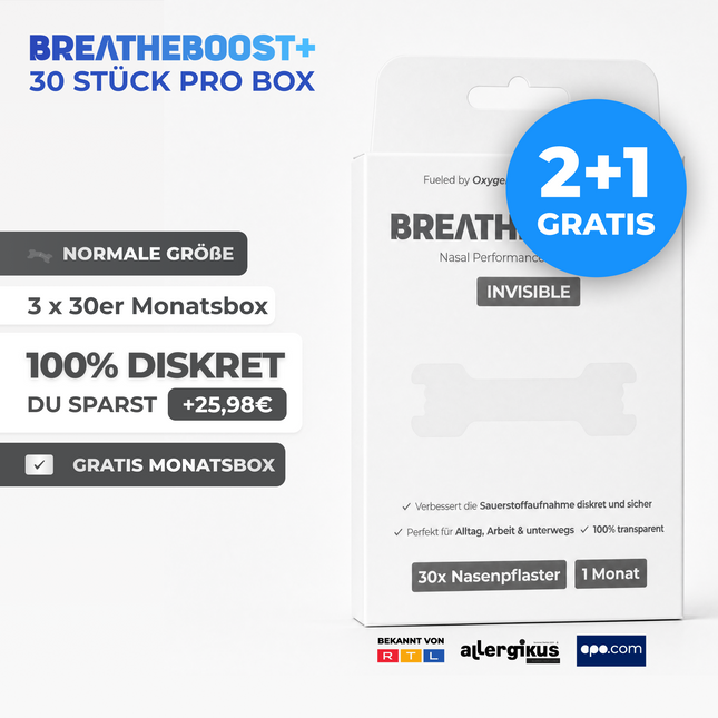 BREATHEBOOST+ INVISIBLE