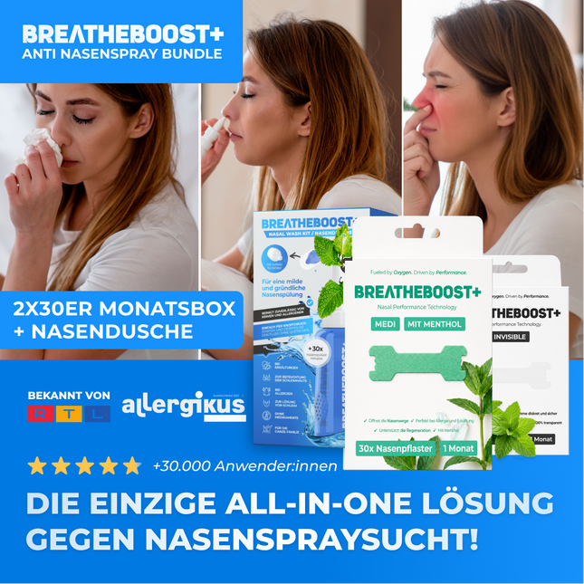BREATHEBOOST+ ANTI-NASENSPRAY BUNDLE