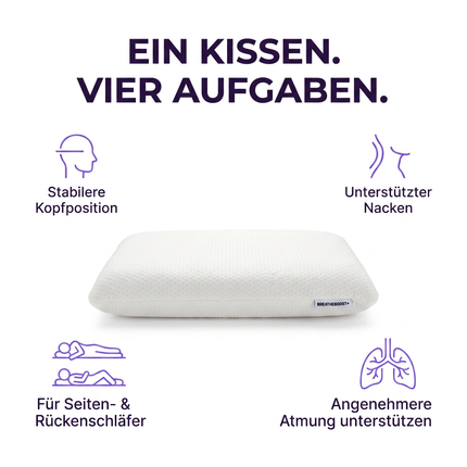 BREATHEBOOST+ SLEEP PILLOW PRO
