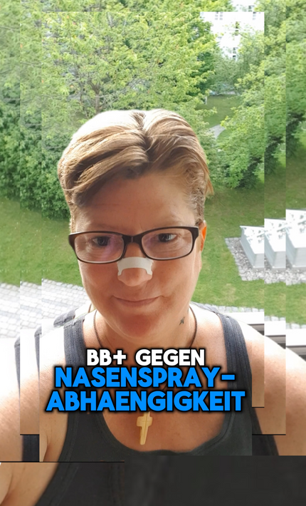 Mit BREATHEBOOST+ habe Ich endlich meine Nasenpray-Abhängigkeit in den Griff bekommen! Vielen Dank!