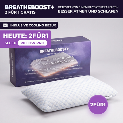 2FÜR1 BREATHEBOOST+ SLEEP PILLOW PRO